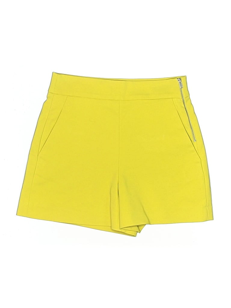 Pre-owned Zara Shorts In Yellow