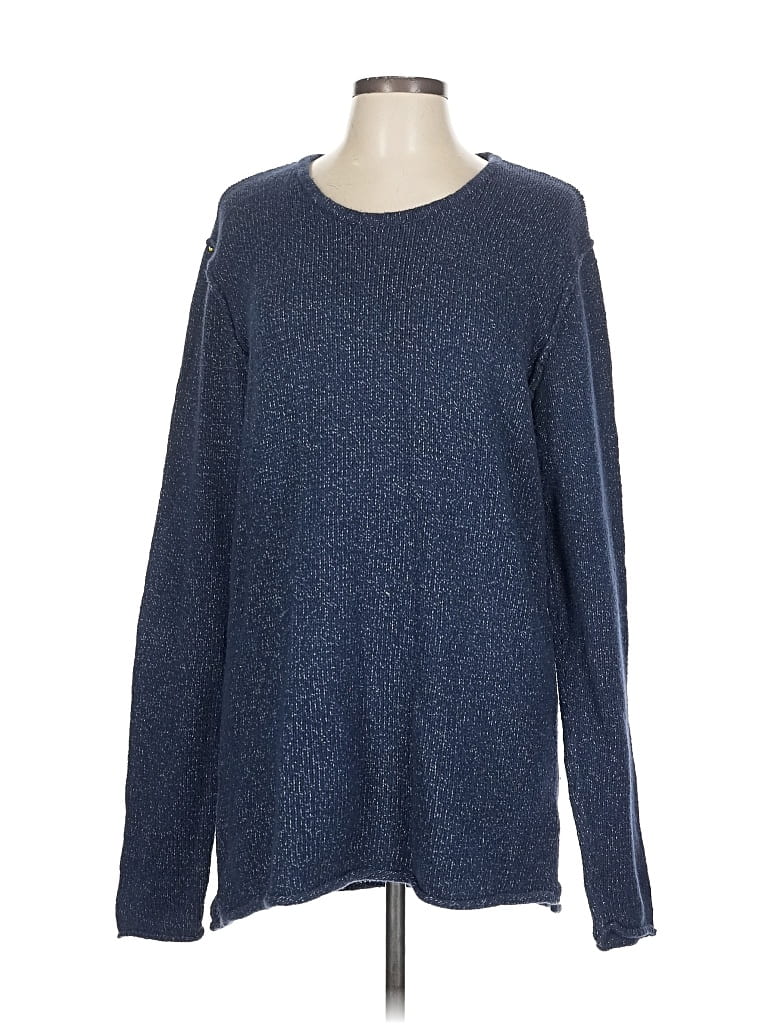 Pre-owned Divided By H&m Pullover Sweater In Blue