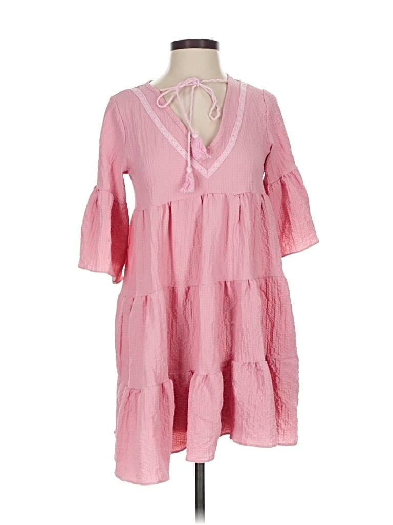 Pre-owned Unbranded Casual Dress In Pink