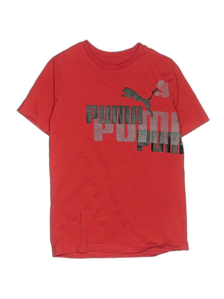 Pre-owned Puma Kids' Short Sleeve T-shirt In Red