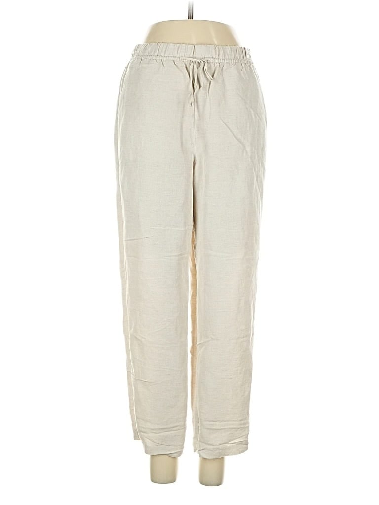 Pre-owned H&m Casual Pants In White