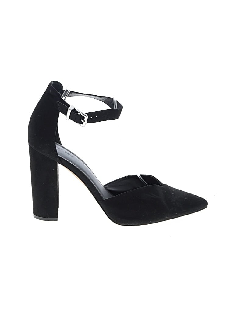 Pre-owned Express Heels In Black