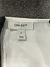 On 34th Solid White Short Sleeve Top Size S - photo 7