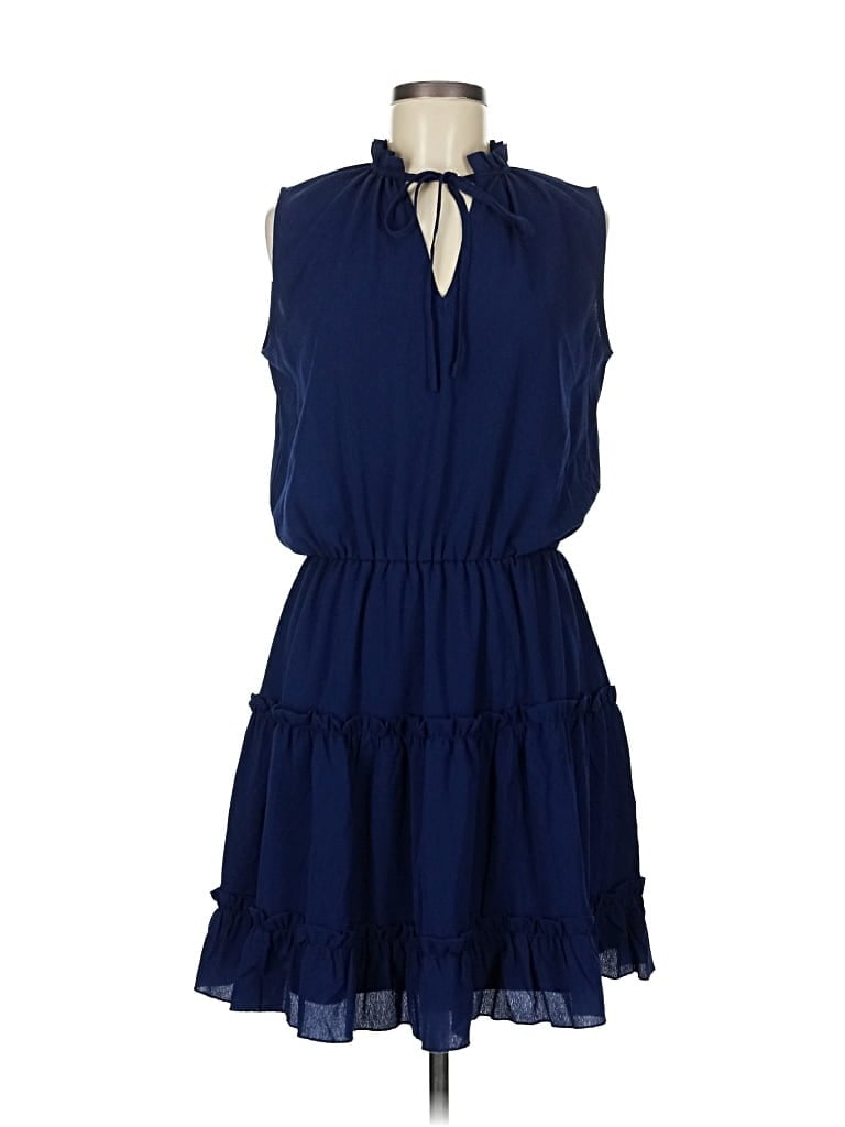 Pre-owned Unbranded Casual Dress In Blue