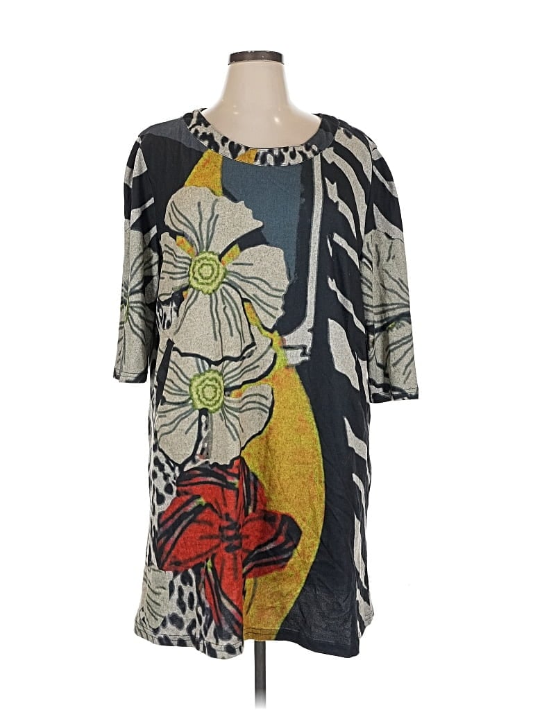 Pre-owned Simply Couture Casual Dress In Gray