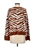 Nine West Animal Print Brown Pullover Sweater Size S - photo 1