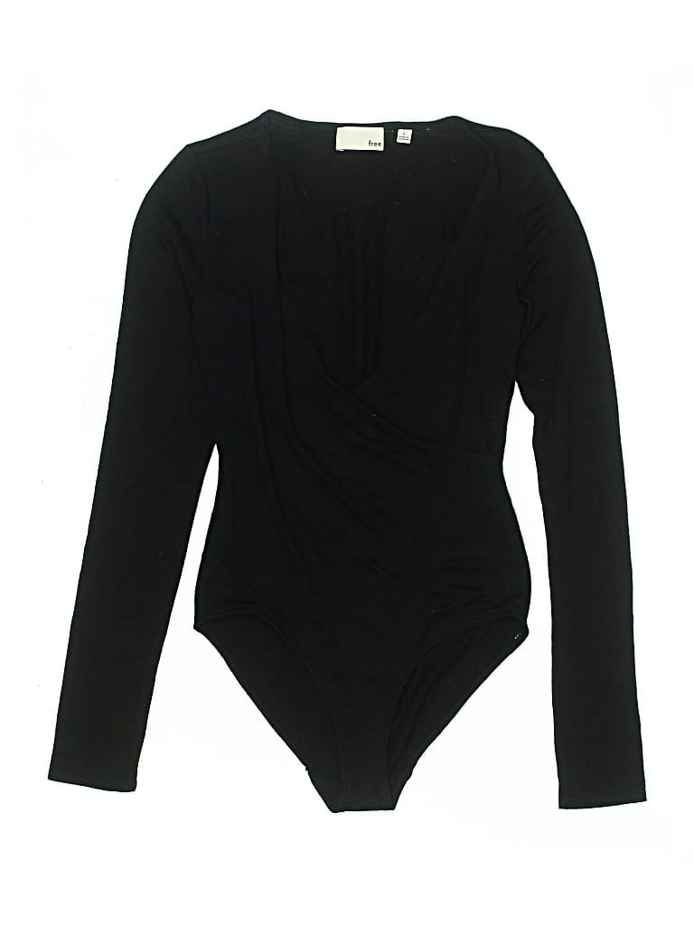 Pre-owned Wilfred Free Bodysuit In Black