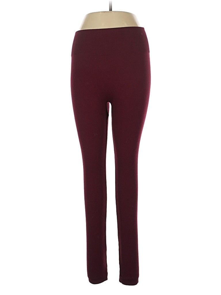 Pre-owned Maurices Active Pants In Burgundy