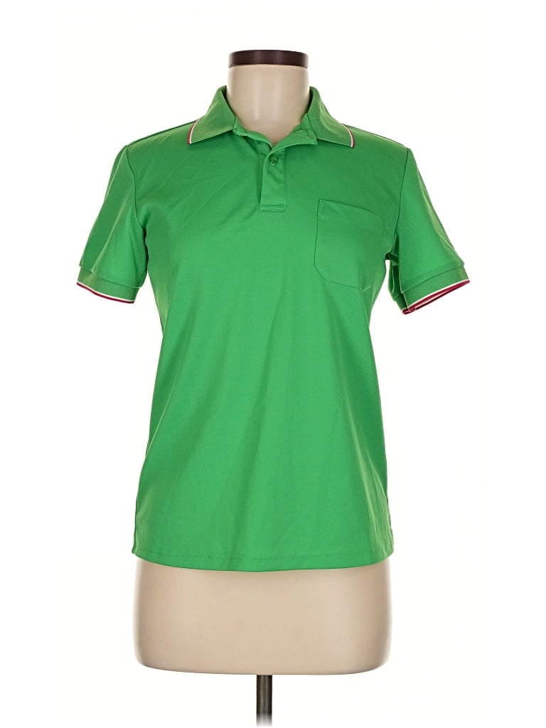 Pre-owned Assorted Brands Short Sleeve Polo Shirt In Green