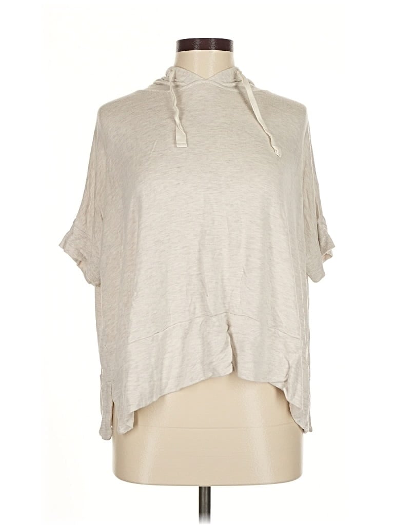 Pre-owned Lou & Grey Pullover Sweater In Silver