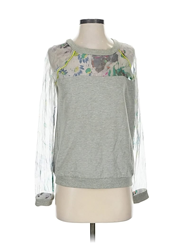 Pre-owned Elizabeth And James Sweatshirt In Silver