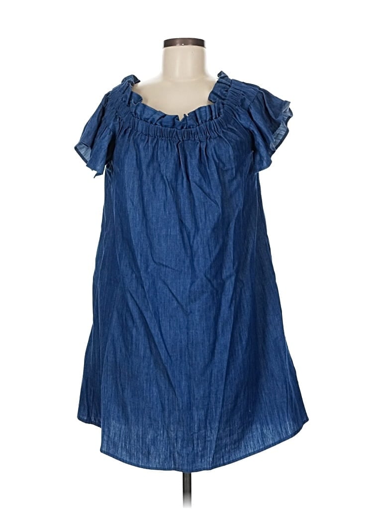 Pre-owned Corey Lynn Calter Casual Dress In Blue