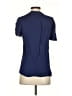 Reiss 100% Viscose Blue Short Sleeve Blouse Size 4 - photo 2