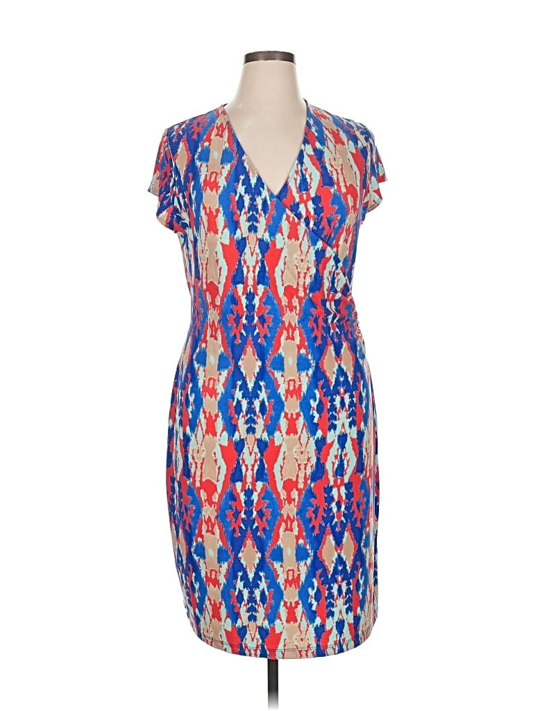 Pre-owned Jones New York Signature Casual Dress In Blue