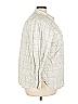 Talbots Checkered-gingham Gray Long Sleeve Button-Down Shirt Size 3X - photo 4