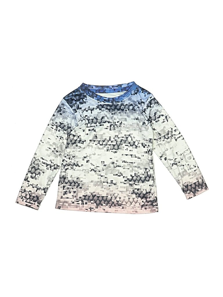 Pre-owned Columbia Kids' Long Sleeve T-shirt In Blue