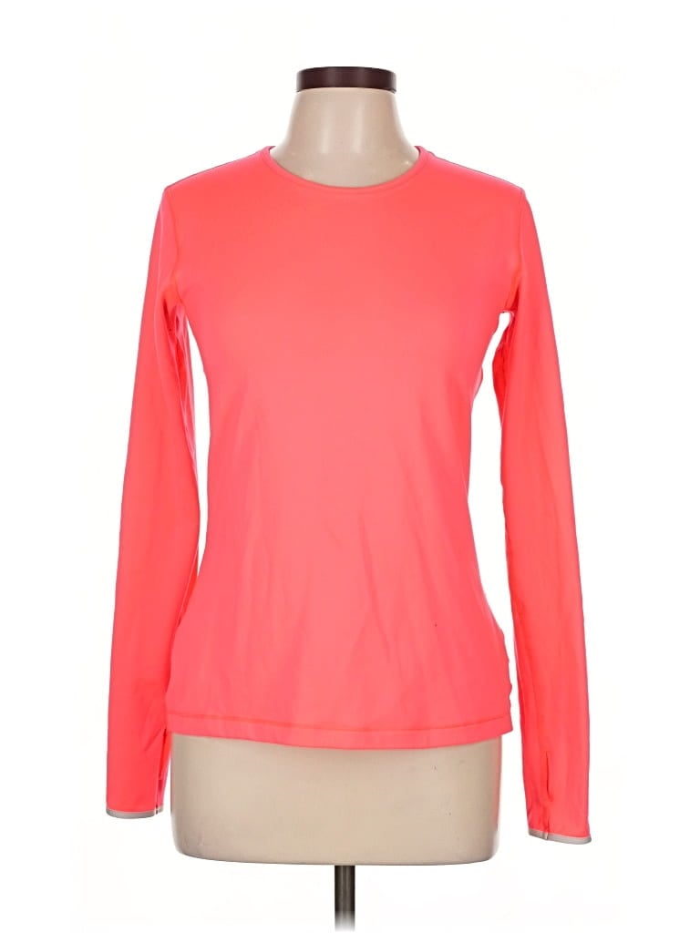 Pre-owned Nike Long Sleeve T-shirt In Orange