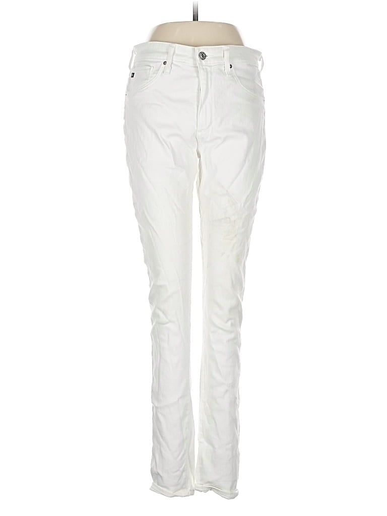 Pre-owned Adriano Goldschmied Jeans In White