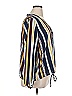 Justify 100% Polyester Blue 3/4 Sleeve Blouse Size 1X - photo 4