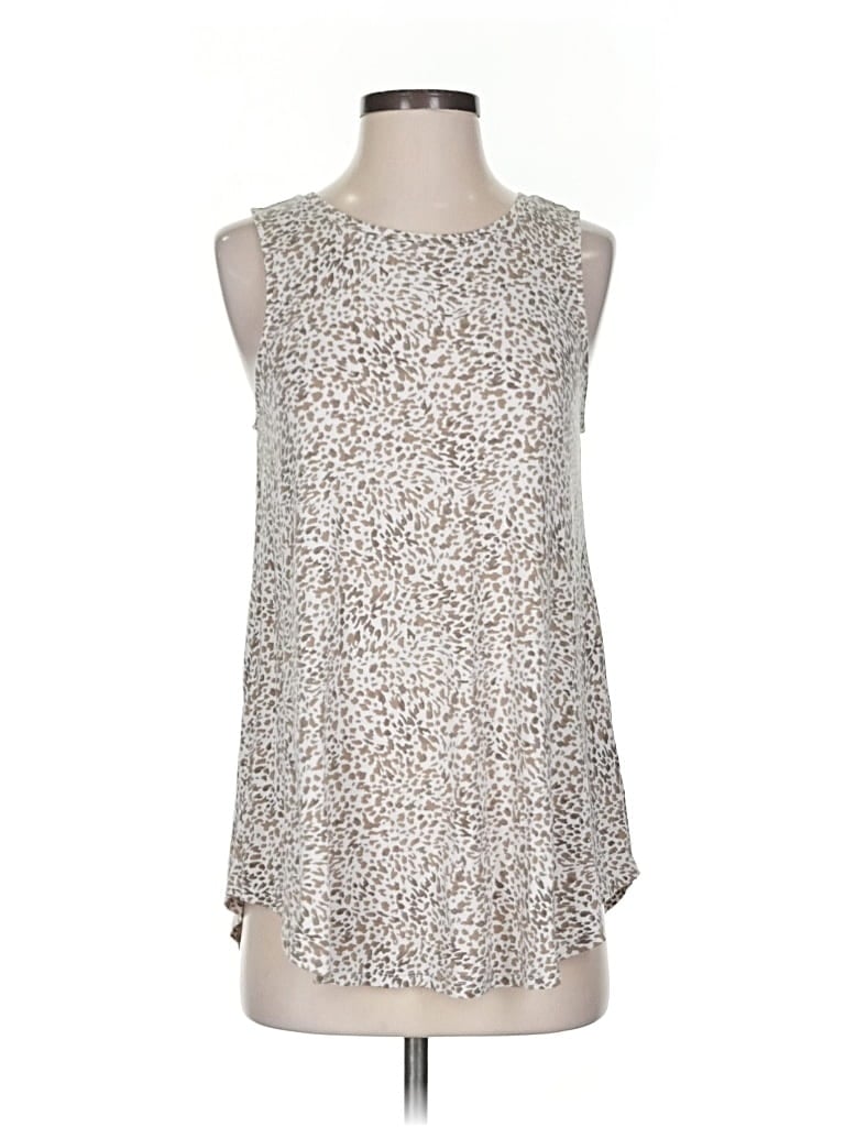 Pre-owned Old Navy Tank Top Silver Halter Neckline Tops