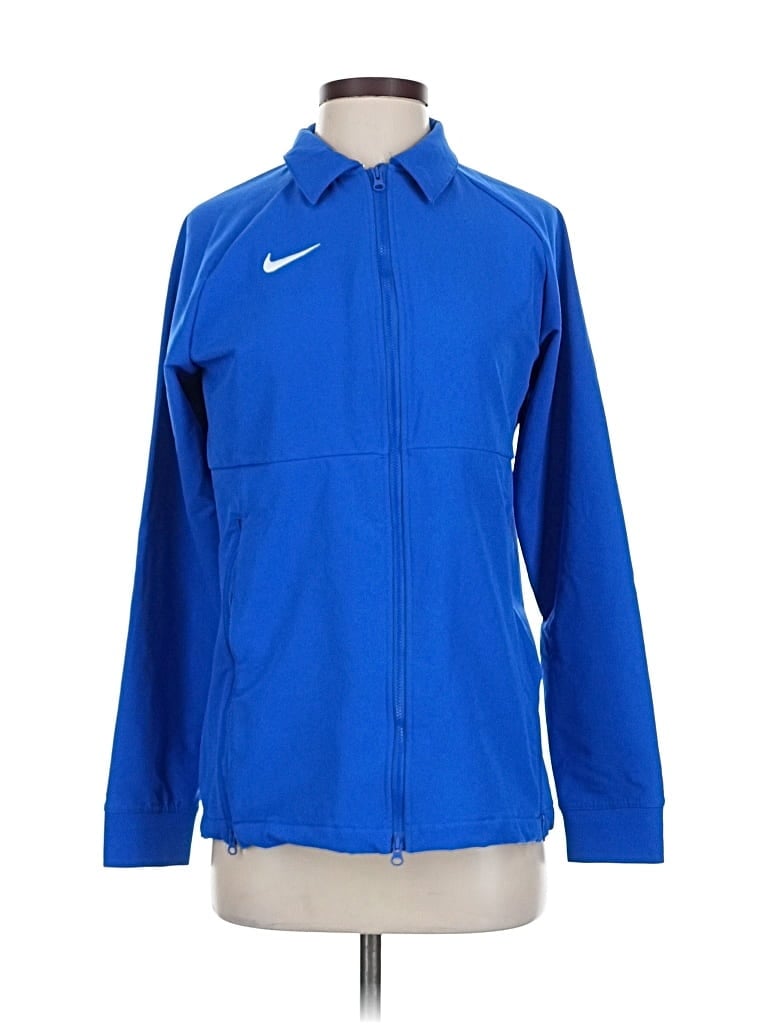 Pre-owned Nike Track Jacket In Blue