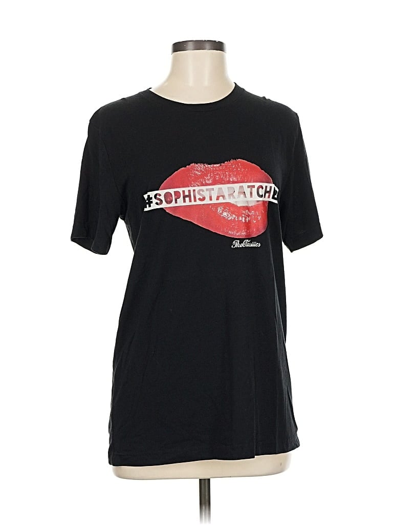 Pre-owned Assorted Brands Short Sleeve T-shirt In Black