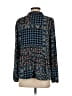 Ann Taylor LOFT 100% Polyester Blue Long Sleeve Blouse Size XS - photo 2