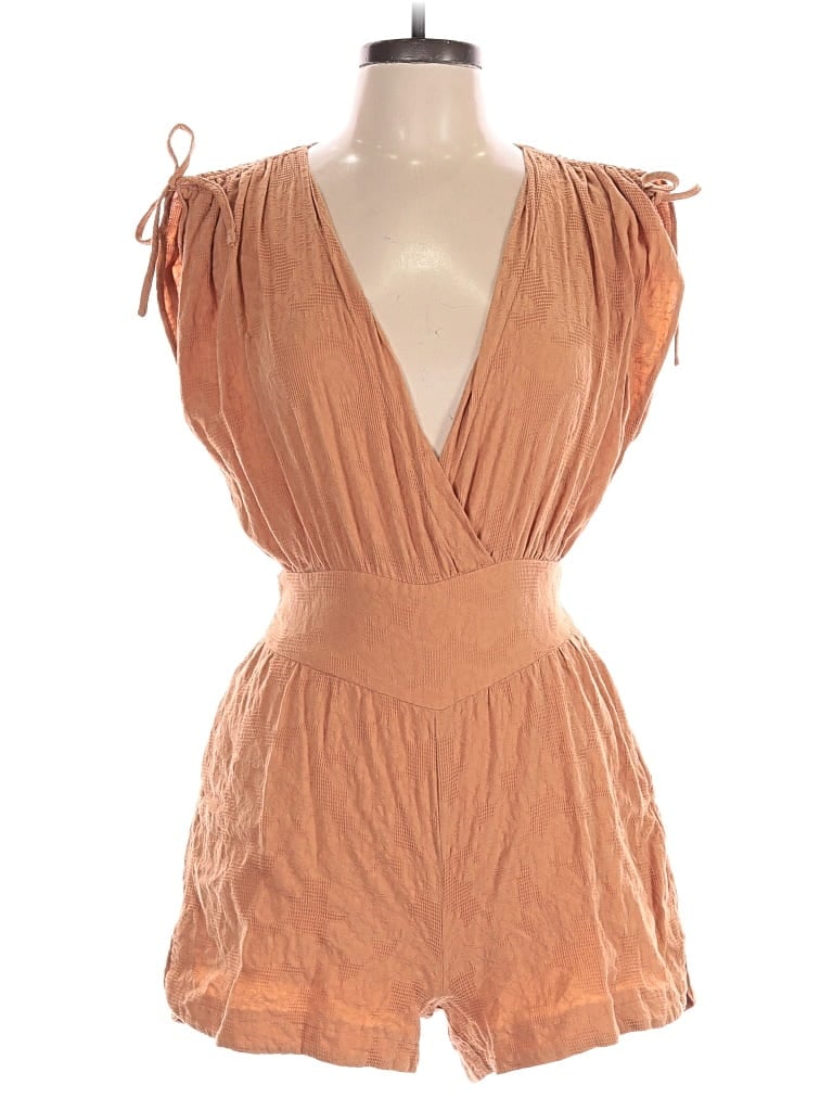 Pre-owned Lucca Romper In Brown