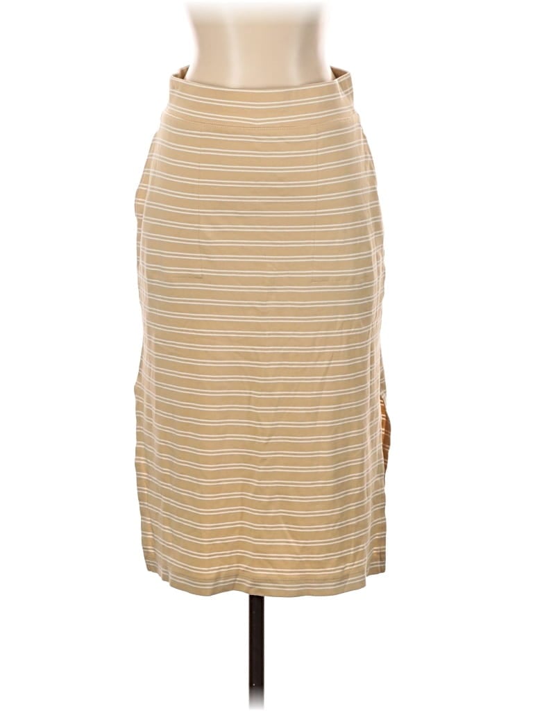 Pre-owned Isaac Mizrahi Live Casual Skirt In Brown