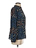 Ann Taylor LOFT 100% Polyester Blue Long Sleeve Blouse Size XS - photo 4
