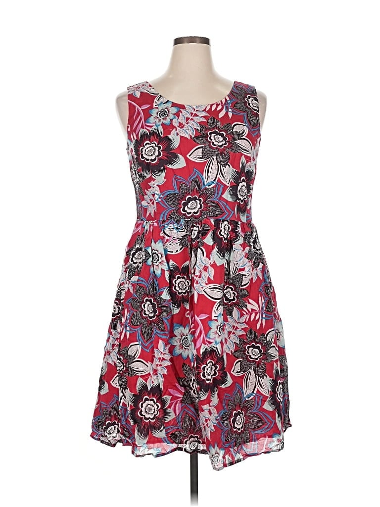 Pre-owned Talbots Casual Dress In Red