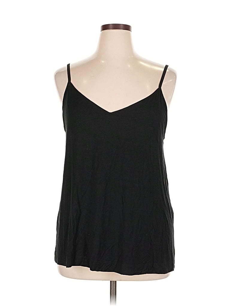 Pre-owned Soma Tank Top Black Halter Neckline Tops
