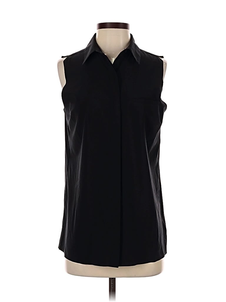Pre-owned Athleta Sleeveless Blouse In Black