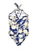 Unbranded Print Blue One Piece Swimsuit Size M - photo 2