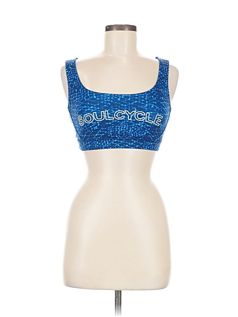 Pre-owned Lululemon Athletica Sports Bra In Blue