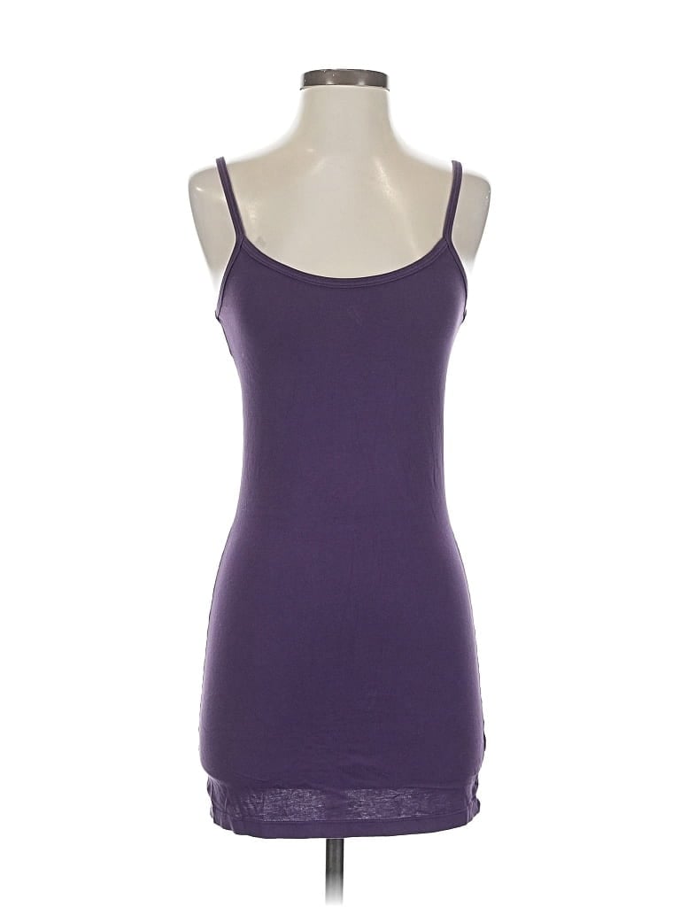 Pre-owned Velvet By Graham & Spencer Tank Top Purple Sweetheart Neckline Tops