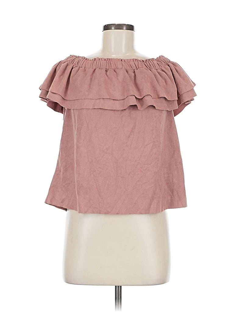Pre-owned Young Fabulous & Broke Sleeveless Blouse In Pink