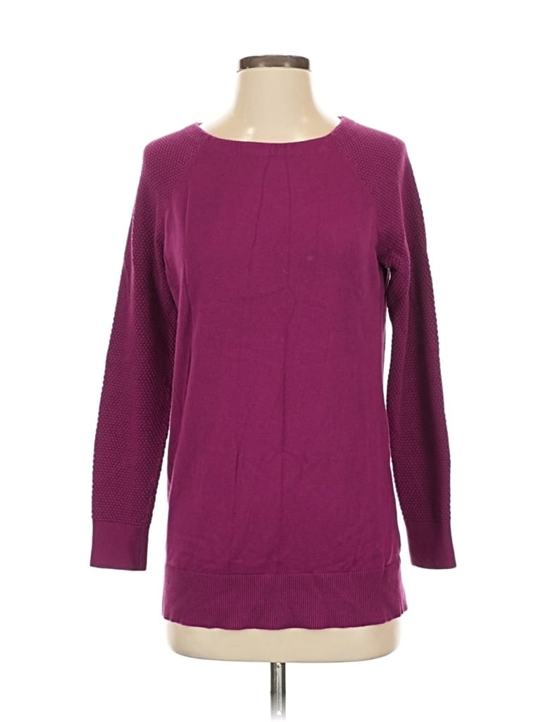 Pre-owned Ann Taylor Loft Outlet Pullover Sweater In Purple