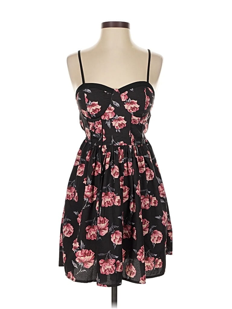 Pre-owned Band Of Gypsies Casual Dress In Black