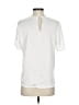 On 34th Solid White Short Sleeve Top Size S - photo 2