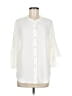CAbi 100% Polyester Ivory 3/4 Sleeve Blouse Size M - photo 1