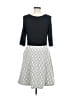 Le Lis Argyle Gray Casual Dress Size M - photo 2