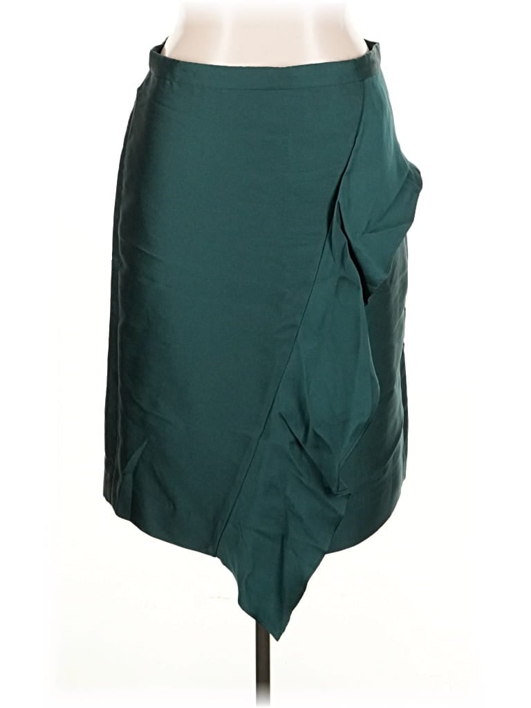 Pre-owned J.crew Collection Formal Skirt In Blue