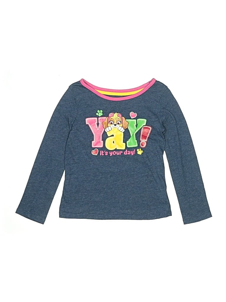 Pre-owned Paw Patrol Kids' Long Sleeve T-shirt In Blue