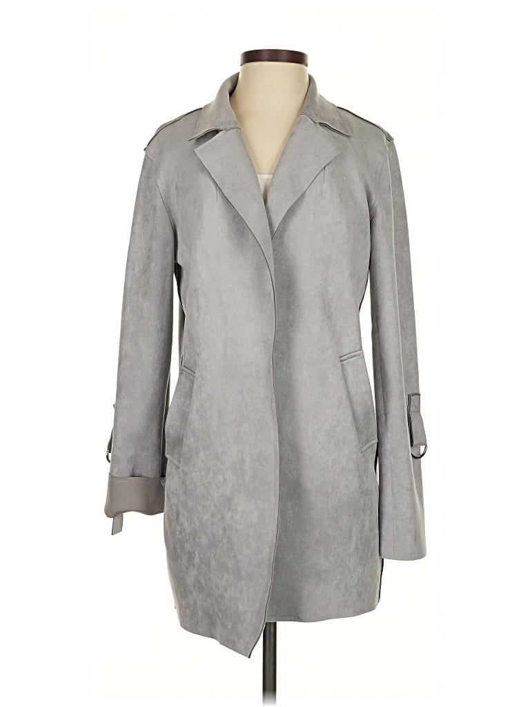 Pre-owned Kut From The Kloth Coat In Gray