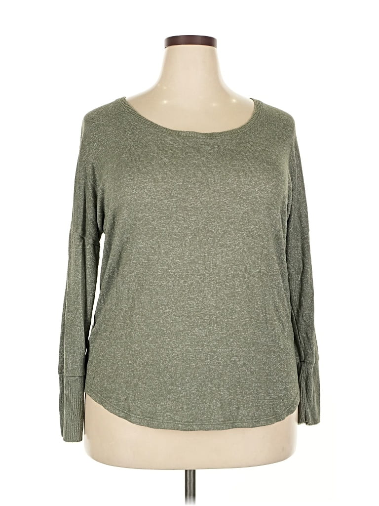 Pre-owned No Boundaries Pullover Sweater In Green