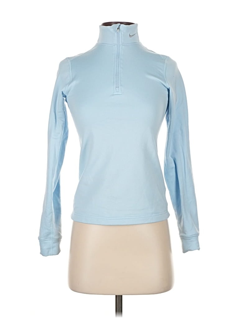 Pre-owned Nike Turtleneck Sweater In Blue