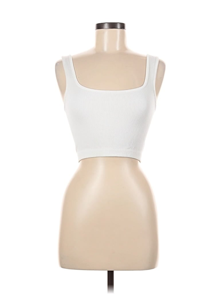 Pre-owned Zara Sports Bra In White