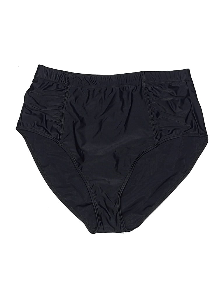 Pre-owned Unbranded Swimsuit Bottoms In Black