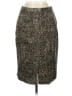 Jigsaw 100% Cotton Tweed Gold Formal Skirt Size M - photo 2